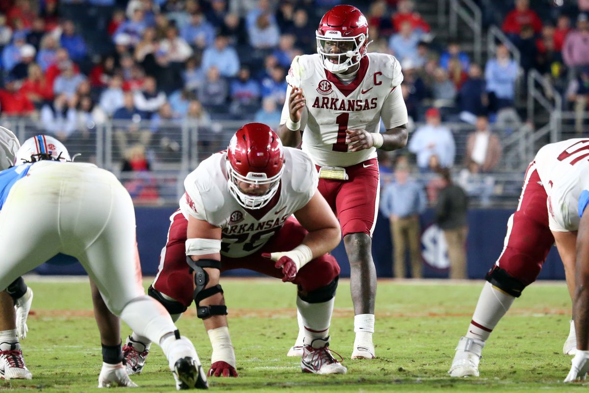 NCAA Football: Arkansas at Mississippi