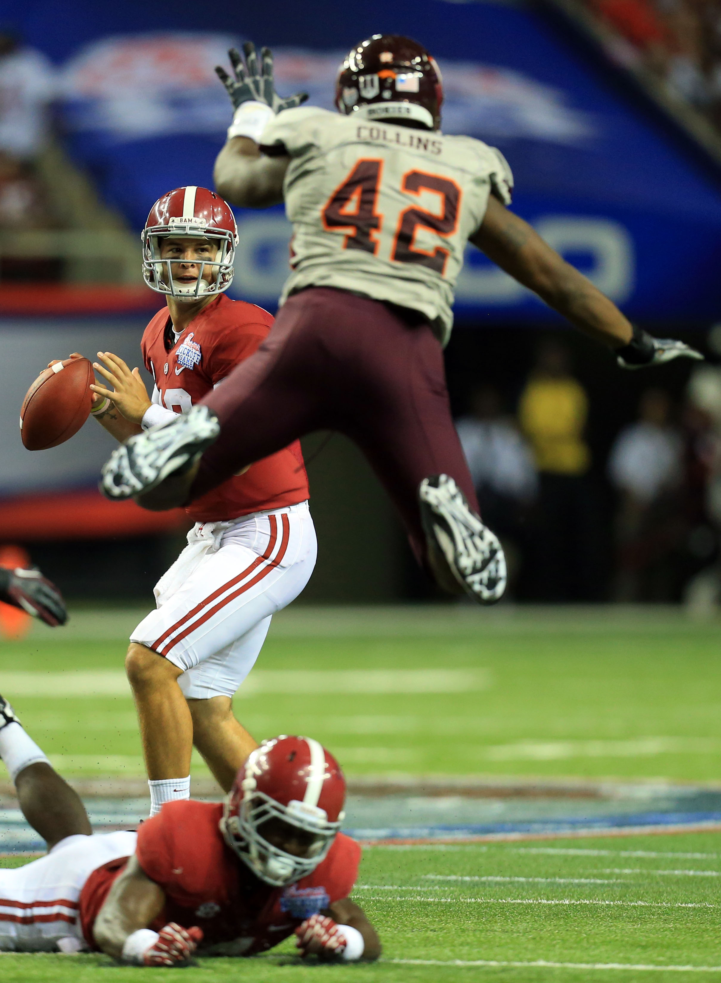 NCAA Football: Chick-fil-A Kickoff-Alabama vs Virginia Tech